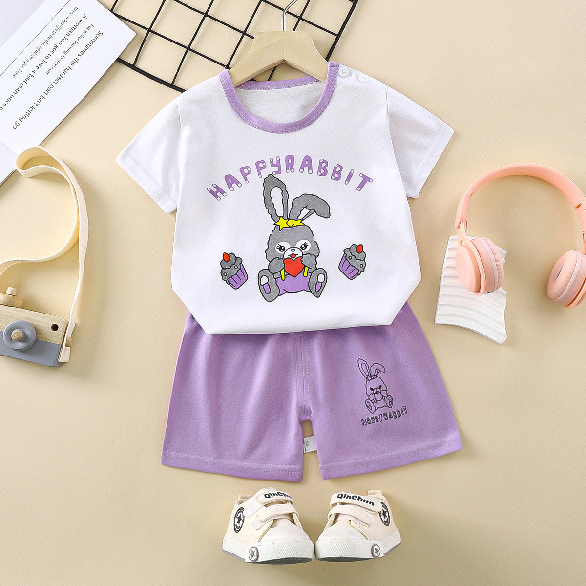 Summer Children's Short-sleeved Suit