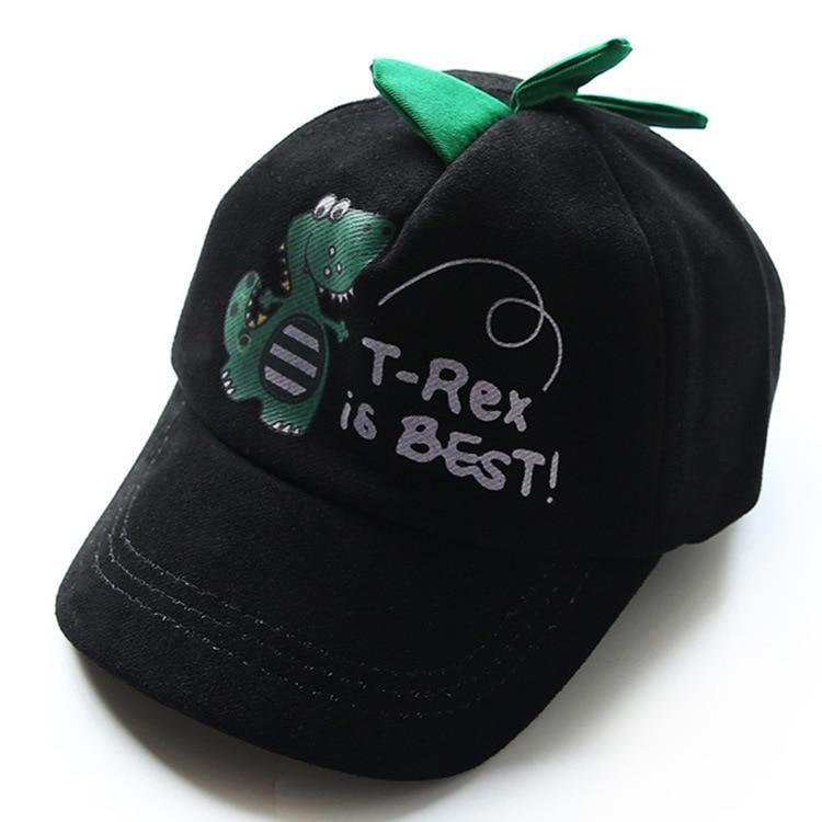 ''T-REX IS BEST'' DINOSAUR KIDS HATS