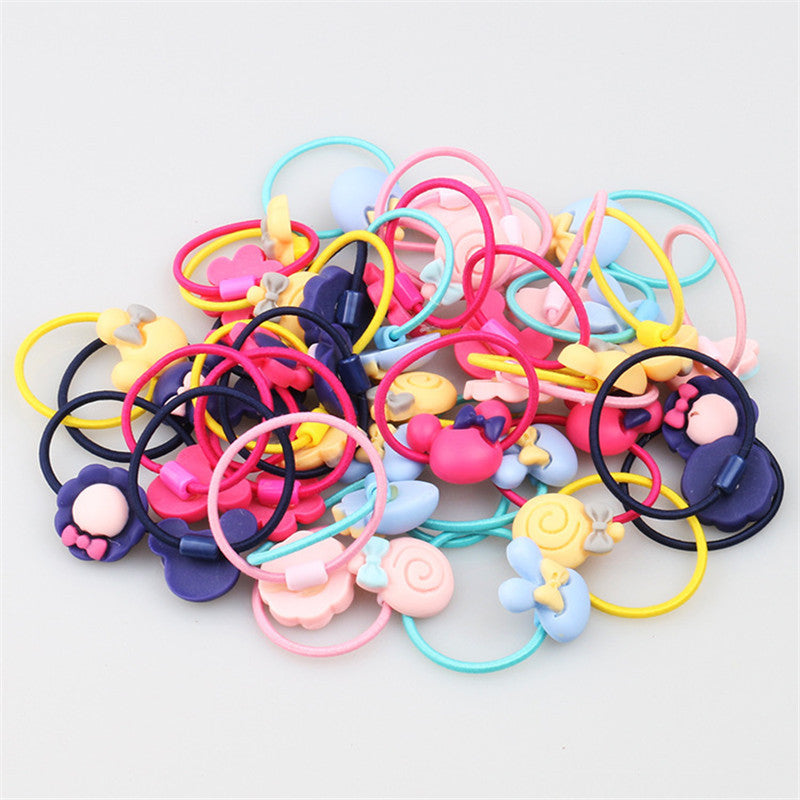 Children's Hair Rope Princess Hair Ring Storage Portable Boxed Hair Accessories Have Good Elasticity Cartoon Rubber Band Headdress