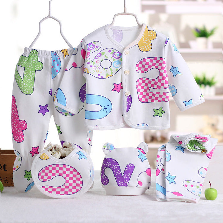 Baby Clothes, Baby Underwear, Newborn Underwear Five-piece Suit