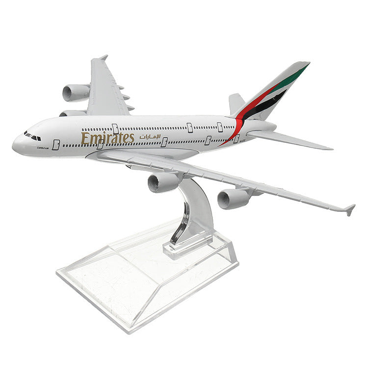 Civil Aviation Aircraft Model Alloy International Airbus Model Simulation Office Aircraft Model Decoration