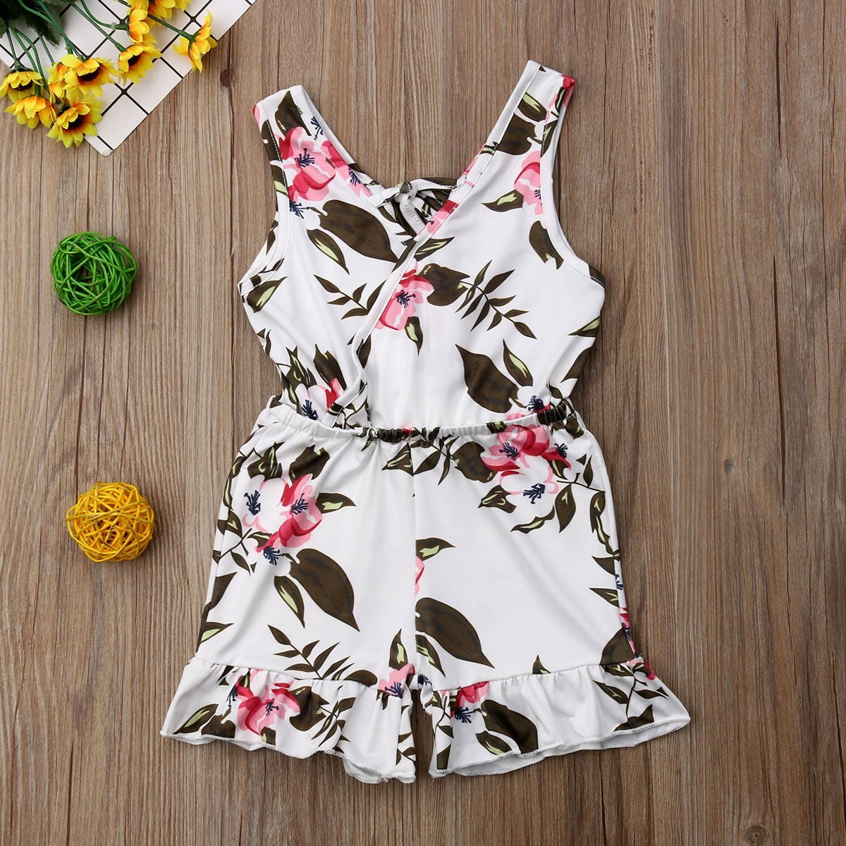 Summer Girls baby girl Floral Outfits Clothes Girl Dress