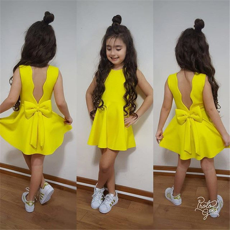 Kids Clothes Dress Baby Sleeveless Girl Clothing Years Girl Dress