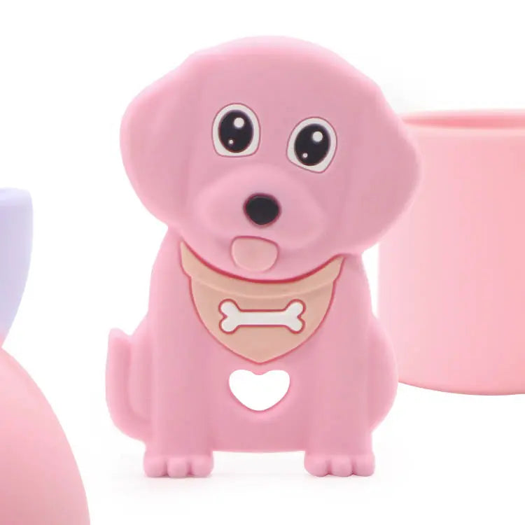 Dog Silicone Baby Teether | Nubebe Special Toys