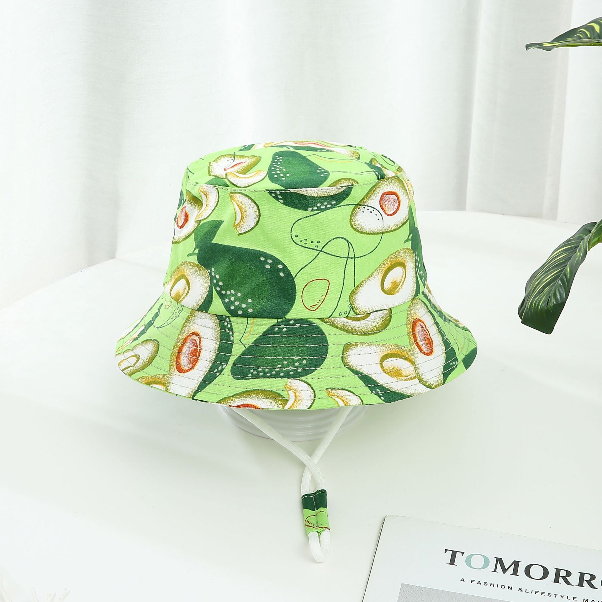 Children's Printed Dinosaur Bucket Sun Hat Big Brim Boy Girl Hat