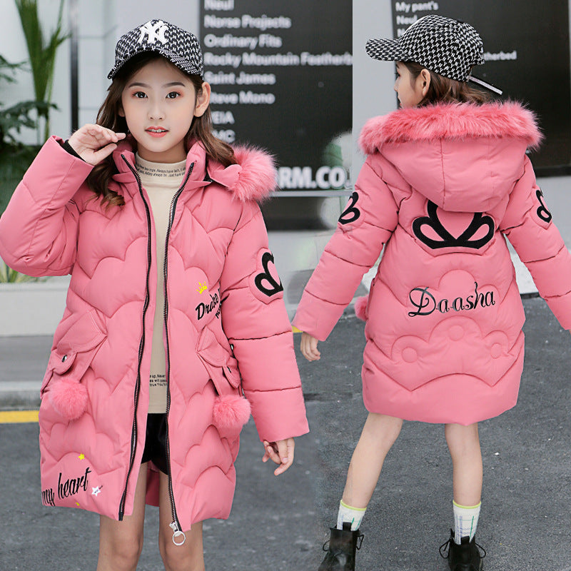 Girls' cotton-padded jackets Tops & Tees