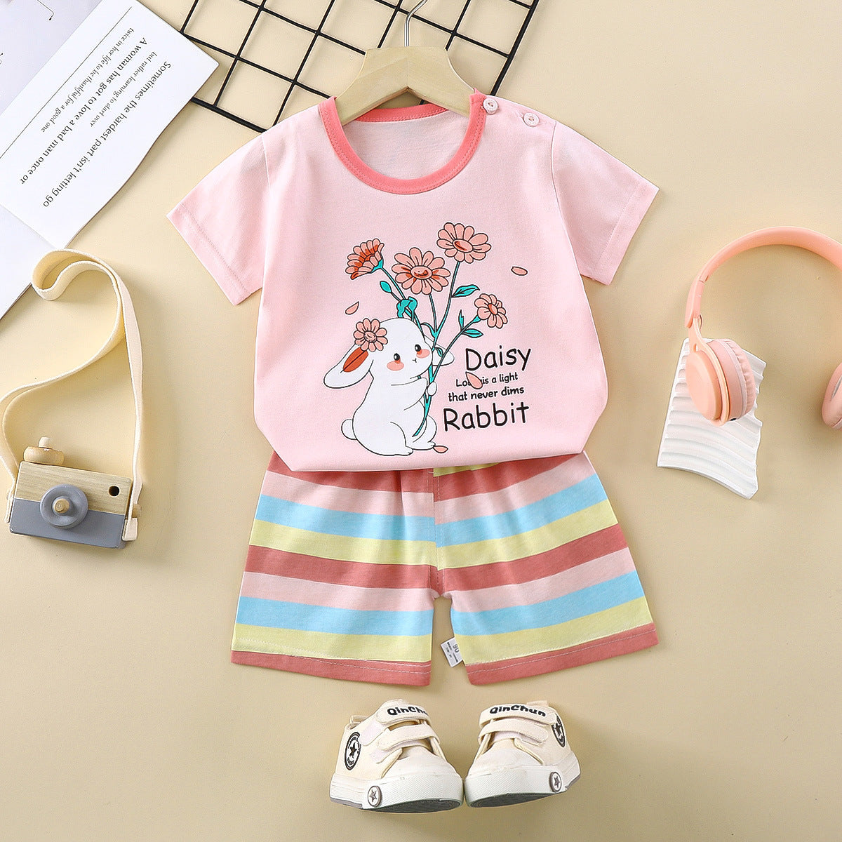 Summer Children's Short-sleeved Suit