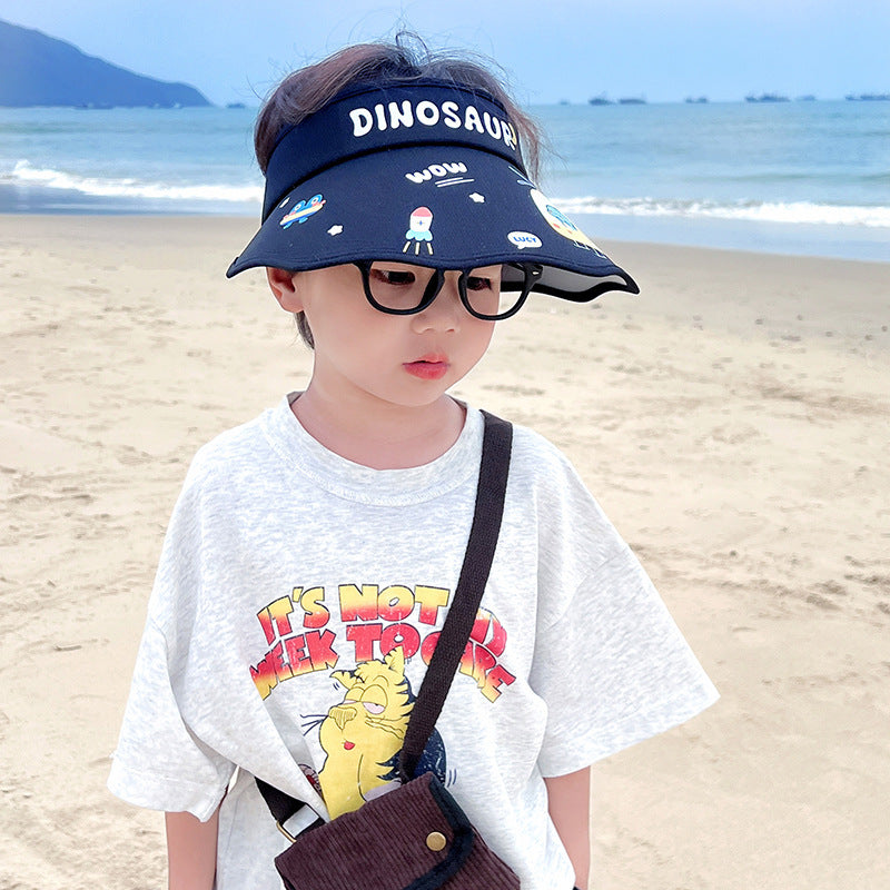 Children's Sun Protection Cartoon Ruffled UV Protection Sun Hat