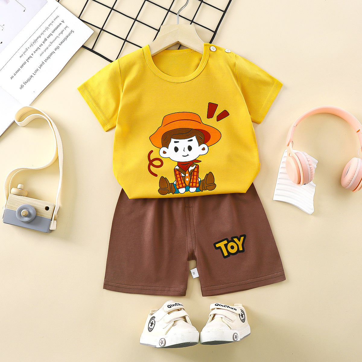 Summer Children's Short-sleeved Suit