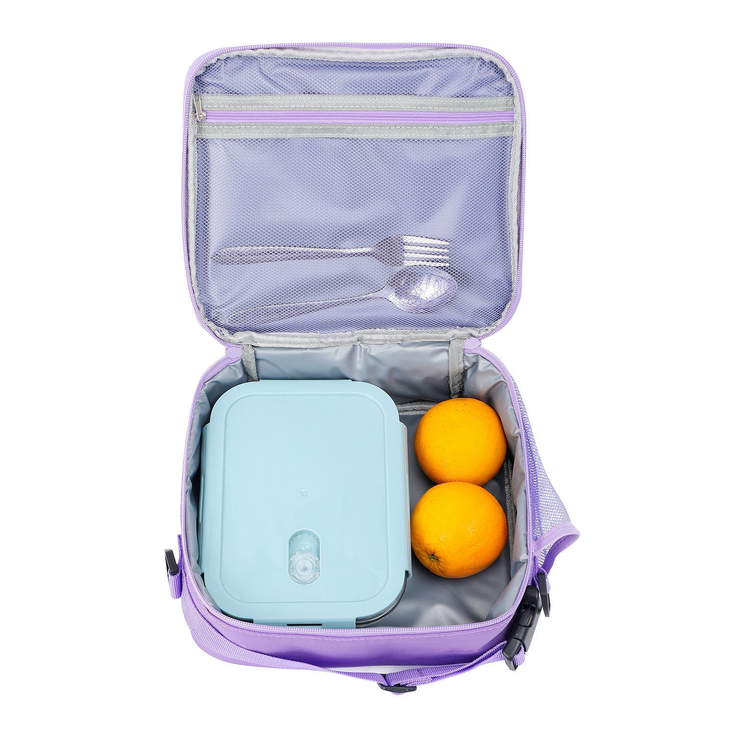 Laser Simple Rainbow Color Insulation Bento Bag