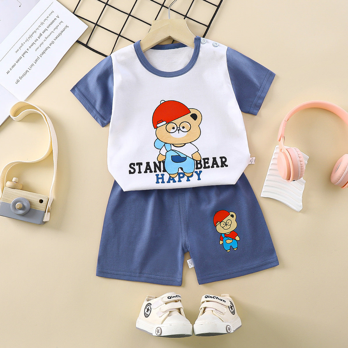 Summer Children's Short-sleeved Suit