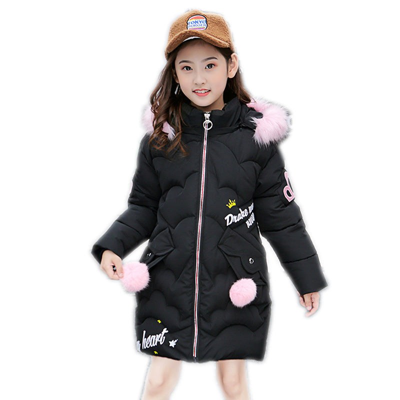 Girls' cotton-padded jackets Tops & Tees