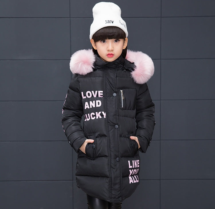 Girls' cotton-padded jackets Tops & Tees