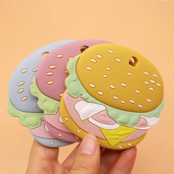 Burger Silicone Teether Toy | Nubebe Special Toys