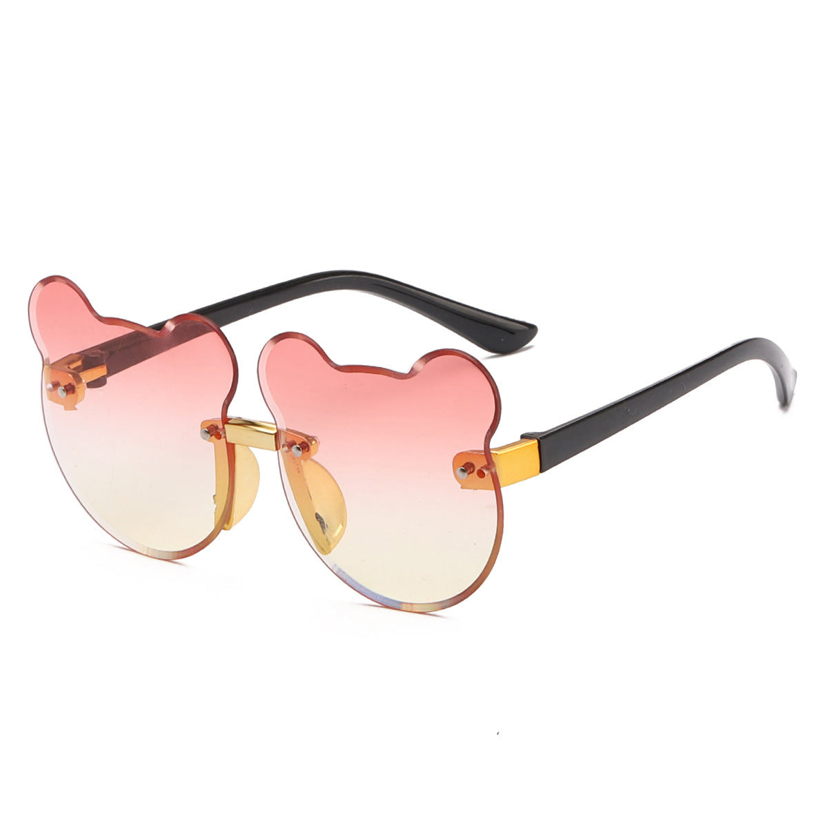 Cat Ear Kids Sunglasses Frameless Shape For Girls