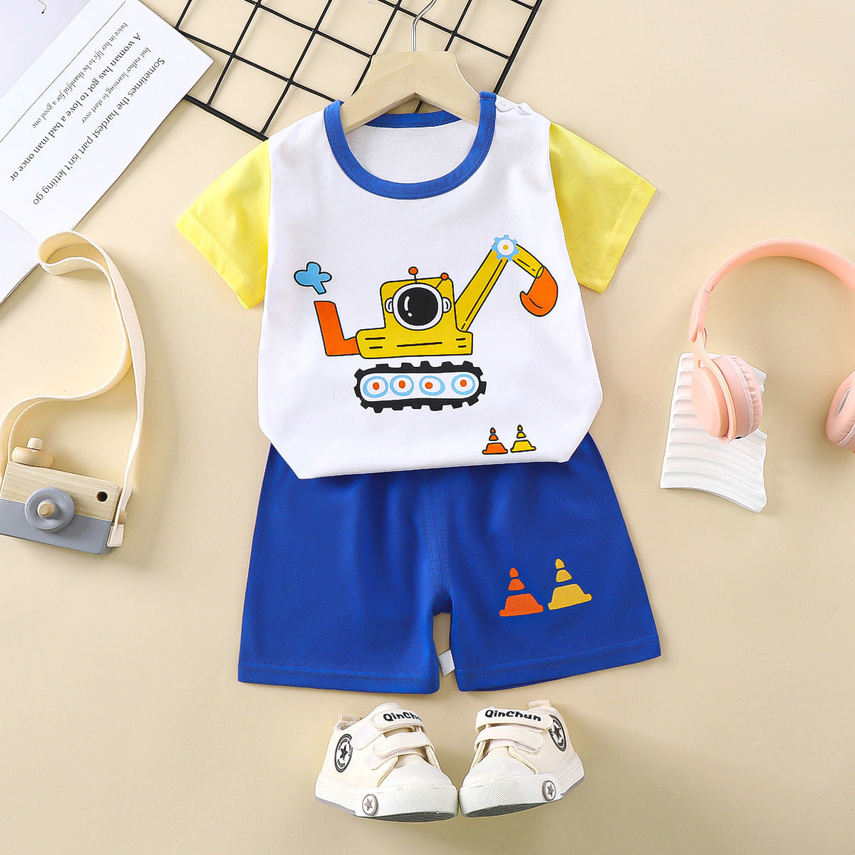 Summer Children's Short-sleeved Suit