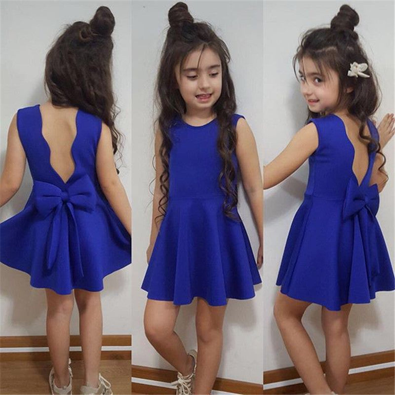 Kids Clothes Dress Baby Sleeveless Girl Clothing Years Girl Dress