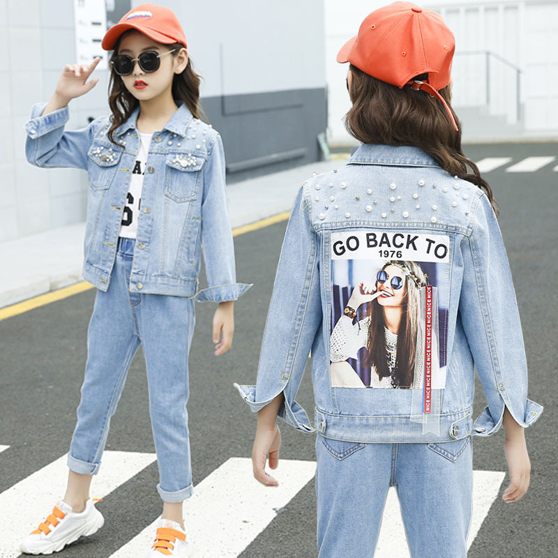 Girls Denim Jacket Children