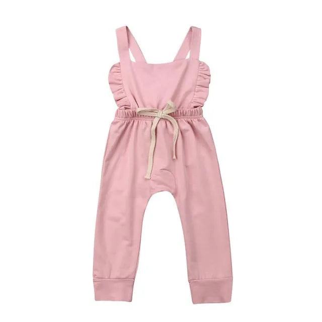 Backless Baby Romper