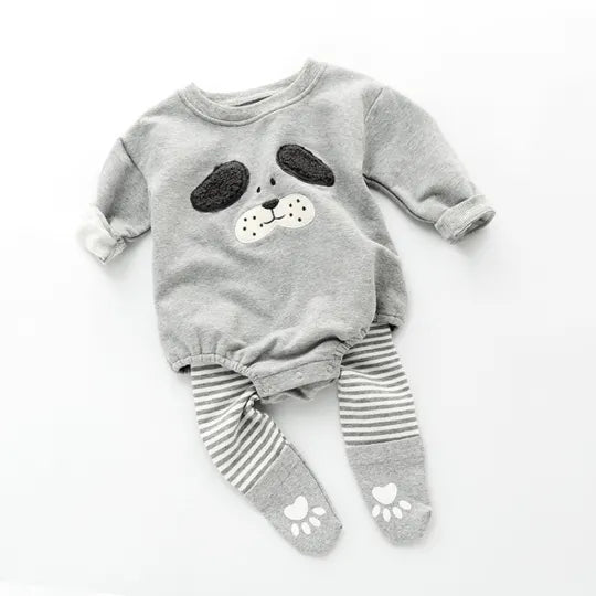 Cartoon Puppy Baby Romper