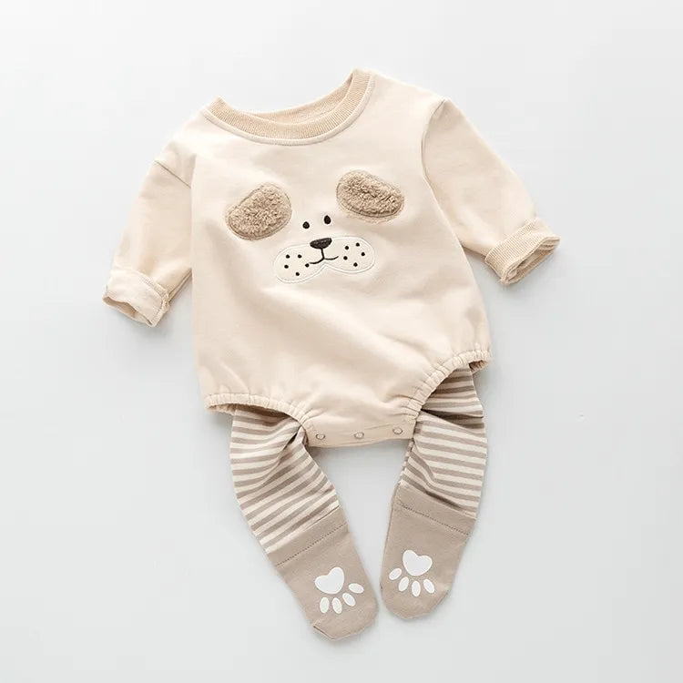 Cartoon Puppy Baby Romper