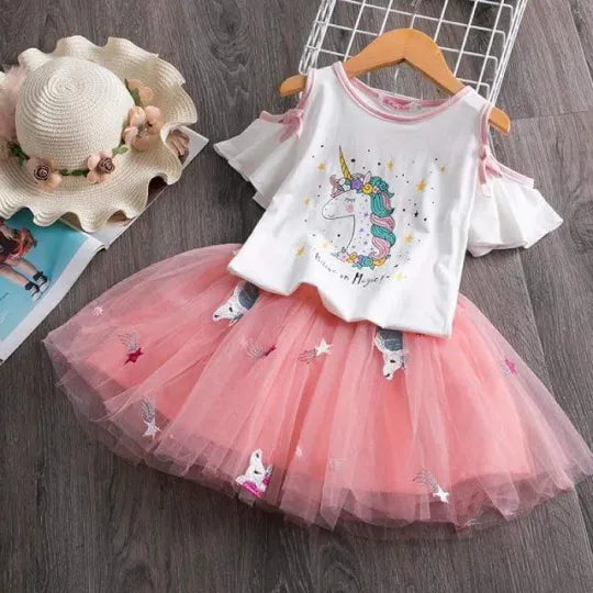 Flamingo Top and Tutu Skirt