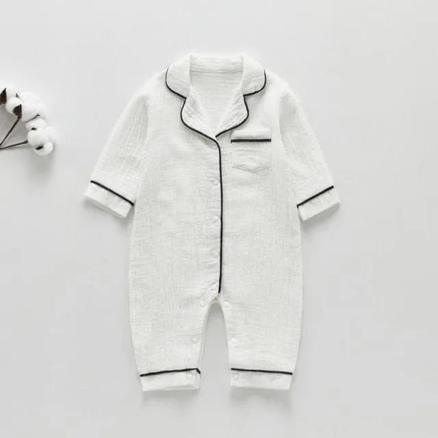 Solid Kids Pajamas Romper