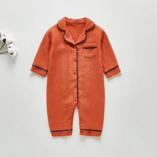 Solid Kids Pajamas Romper