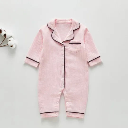 Solid Kids Pajamas Romper