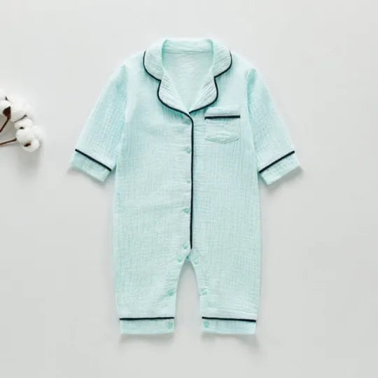 Solid Kids Pajamas Romper