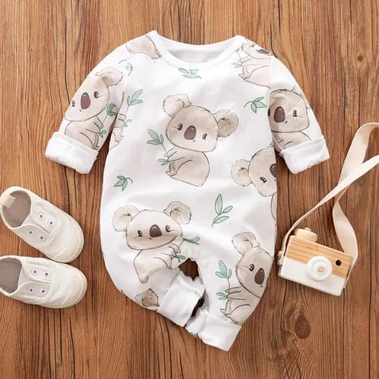 Baby Koala Print Romper