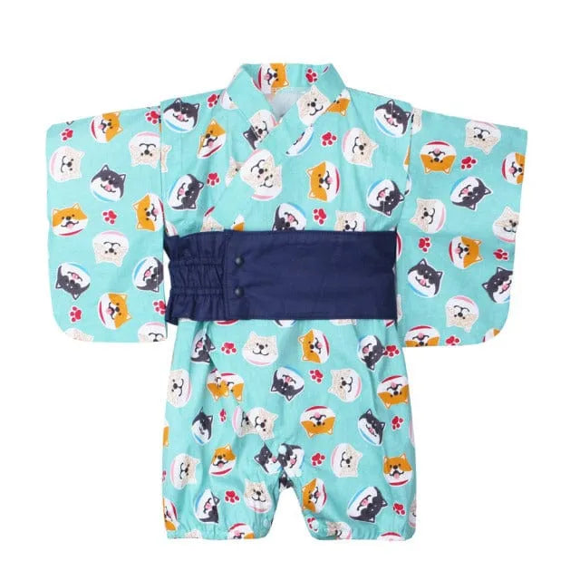 Kawaii Baby Kimono Rompers