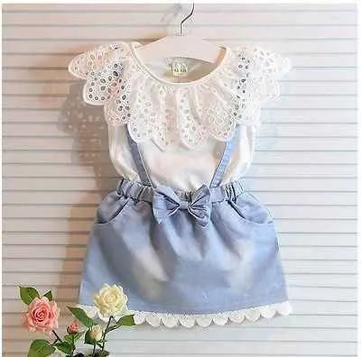 Short Sleeve Bow Cotton dress