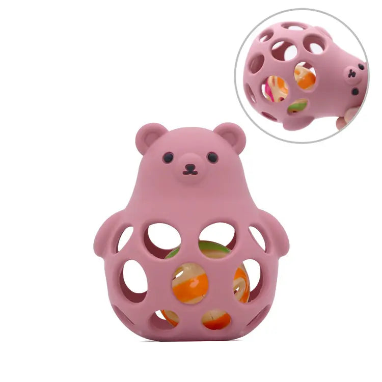 Bear Silicone Teether Toy | Nubebe Special Toys